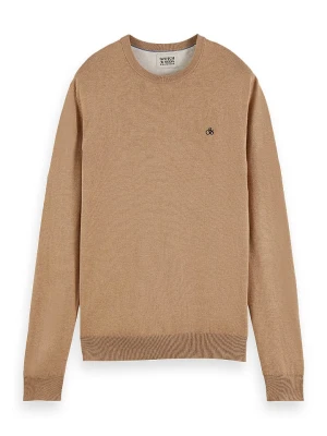 Scotch & Soda Sweter w kolorze jasnobrązowym rozmiar: L