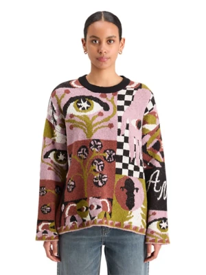 Scotch & Soda Sweter w kolorze jasnoróżowo-brązowym rozmiar: L