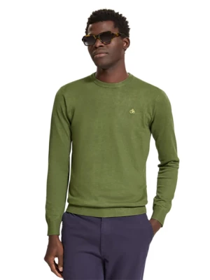 Scotch & Soda Sweter w kolorze zielonym rozmiar: L