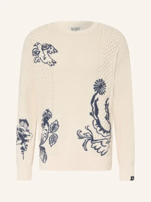 Scotch & Soda Sweter weiss