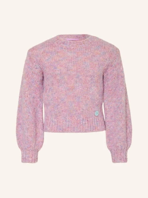 Scotch & Soda Sweter Z Brokatową Przędzą lila purpurowy