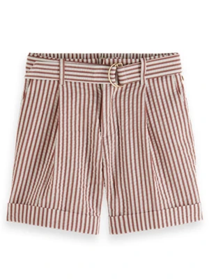 Scotch & Soda Szorty w kolorze czerwono-białym rozmiar: 152