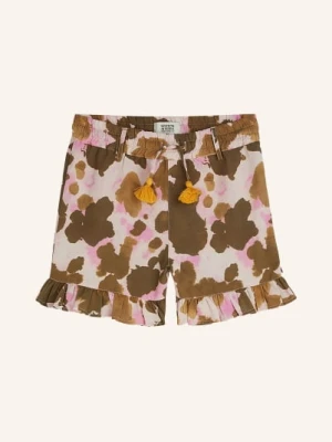 Scotch & Soda Szorty Z Paskiem I Falbanami braun
