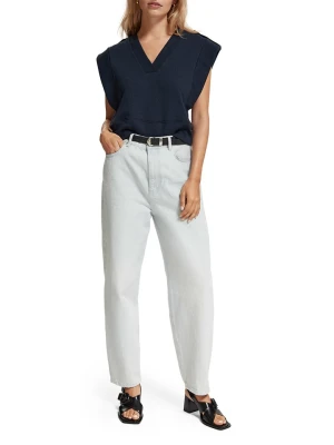 Scotch & Soda Top w kolorze granatowym rozmiar: S