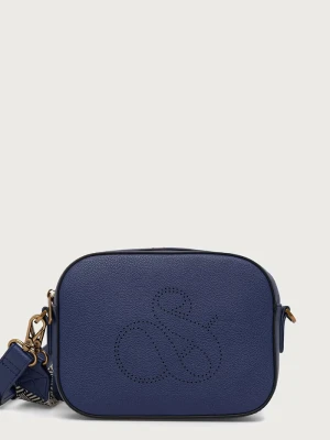 Scotch & Soda torebka crossbody damska z imitacji skóry granatowy
