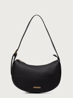 Scotch & Soda torebka hobo damska z imitacji zamszu czarny
