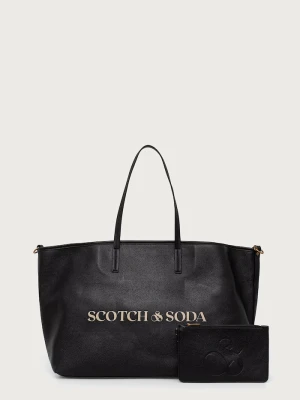 Scotch & Soda torebka shopper damska czarny