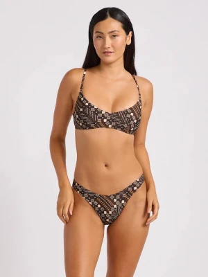 Seafolly biustonosz kąpielowy damski Bralette brązowy