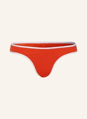 Seafolly Dół Od Bikini Brazylijskiego Beach Bound Scoop orange