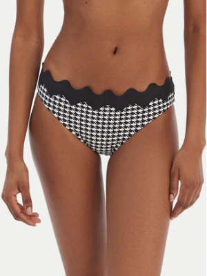 Seafolly Dół od bikini Gia Check Ric Rac 40711-282 Czarny