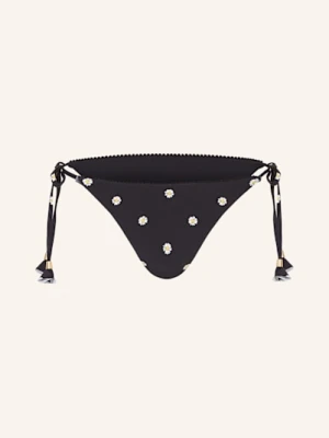 Seafolly Dół Od Bikini Trójkątnego Daisychain schwarz