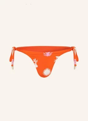 Seafolly Dół Od Bikini Trójkątnego La Palma Z Ozdobnymi Perełkami orange