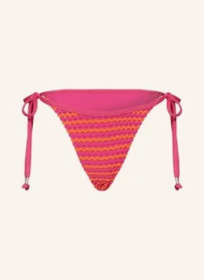 Seafolly Dół Od Bikini Trójkątnego Mesh Effect pink