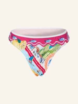 Seafolly Dół Od Bikini Typu Bokserki Wish You Were Here pink