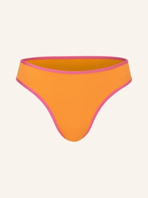 Seafolly Dół Od Bikini Z Wysokim Stanem Beach Bound orange