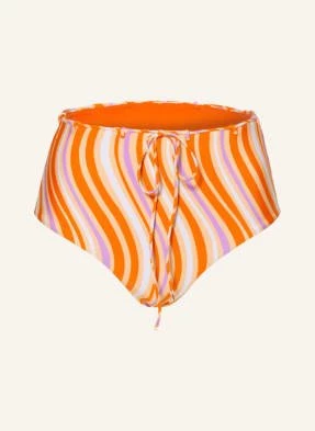 Seafolly Dół Od Bikini Z Wysokim Stanem Mod Squad orange