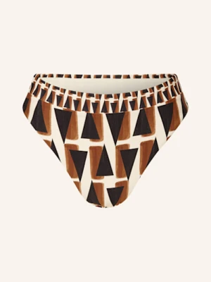 Seafolly Dół Od Bikini Z Wysokim Stanem Secret Garden schwarz