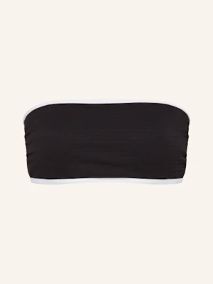 Seafolly Góra Od Bikini Bandeau Beach Bound schwarz