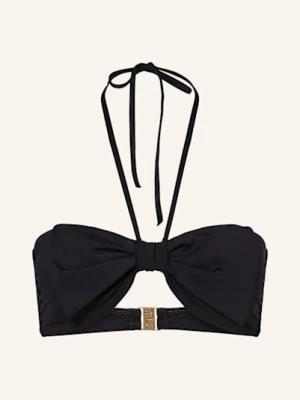 Seafolly Góra Od Bikini Bandeau Beau Bow schwarz