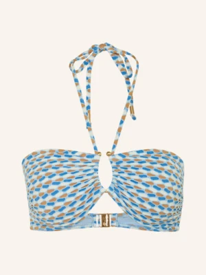 Seafolly Góra Od Bikini Bandeau Mala blau