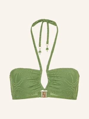 Seafolly Góra Od Bikini Bandeau Oasis gruen