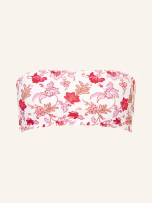 Seafolly Góra Od Bikini Bandeau Summer Chintz rosa różowy