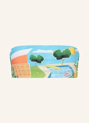 Seafolly Góra Od Bikini Bandeau Sunset blau