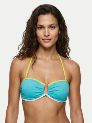 Seafolly Góra od bikini Beach Bound 31283-072 Turkusowy