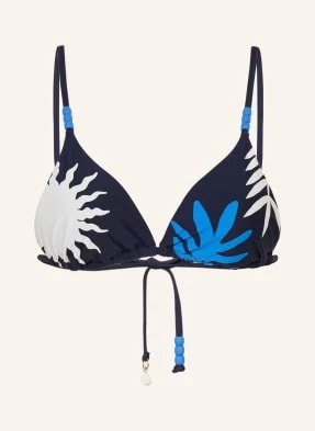 Seafolly Góra Od Bikini Trójkątnego La Palma Z Ozdobnymi Perełkami blau
