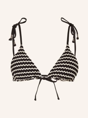 Seafolly Góra Od Bikini Trójkątnego Mesh Effect schwarz