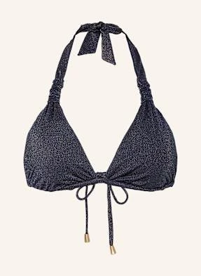 Seafolly Góra Od Bikini Trójkątnego Poolside Z Błyszczącą Przędzą blau