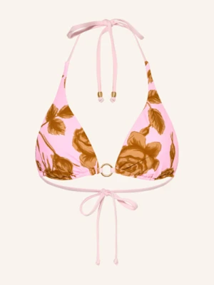 Seafolly Góra Od Bikini Trójkątnego Rococo Dwustronna rosa