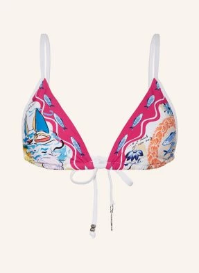 Seafolly Góra Od Bikini Trójkątnego Wish You Were Here pink