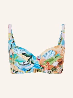 Seafolly Góra Od Bikini Z Fiszbinami South Pacific blau