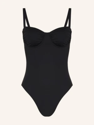 Seafolly Kostium Kąpielowy Z Ramiączkami S.Collective schwarz CZARNY