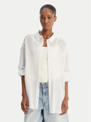 Seafolly Koszula Classic 54027-TO Biały Regular Fit