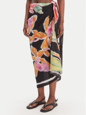 Seafolly Pareo Hothouse Flowers 55627-SG Czarny