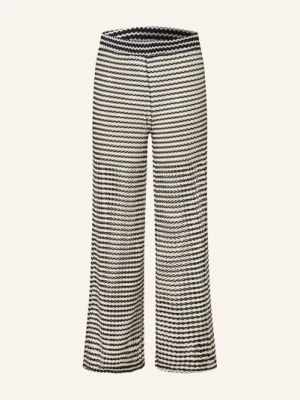 Seafolly Spodnie Marlena Mesh Effect schwarz