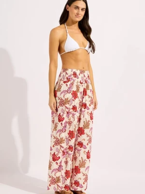 Seafolly spodnie plażowe damskie Shirred Waist Wrap