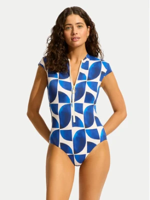 Seafolly Strój kąpielowy 60276-238 Niebieski