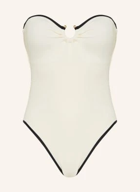 Seafolly Strój Kąpielowy Bandeau Beach Bound weiss