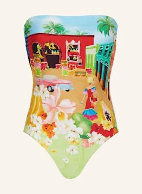 Seafolly Strój Kąpielowy Bandeau Cuba blau