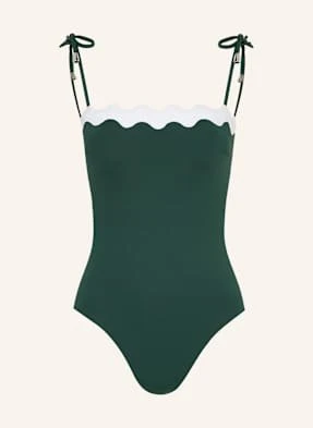 Seafolly Strój Kąpielowy Bandeau Gia gruen