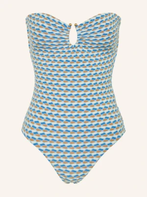 Seafolly Strój Kąpielowy Bandeau Mala blau