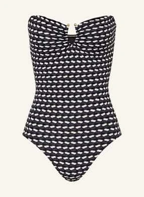 Seafolly Strój Kąpielowy Bandeau Mala schwarz