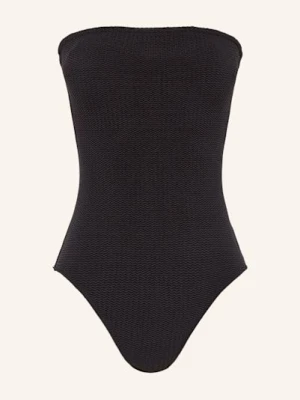 Seafolly Strój Kąpielowy Bandeau Sea Dive schwarz CZARNY