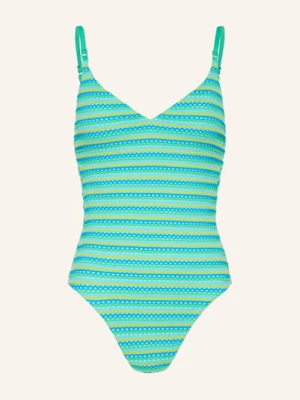 Seafolly Strój Kąpielowy Calypso gruen beżowy