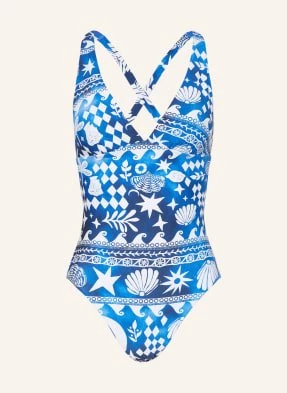 Seafolly Strój Kąpielowy Corfu blau