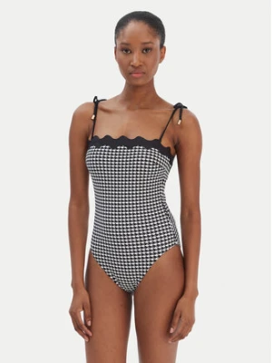 Seafolly Strój kąpielowy Gia Check Ric Rac 11097-282 Czarny
