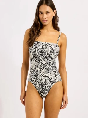 Seafolly strój kąpielowy jednoczęściowy damski DD Bandeau czarny